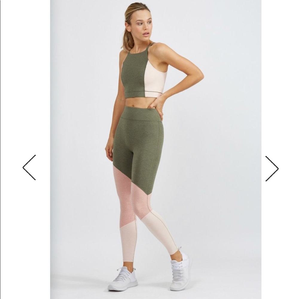 We Over Me High Waist Exhale Legging in Olive